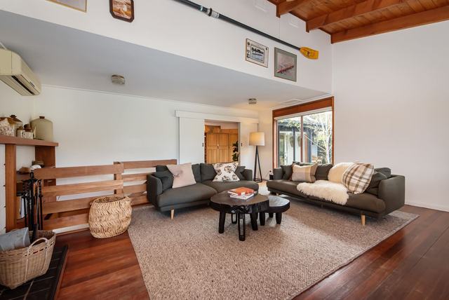Living room with the open fire